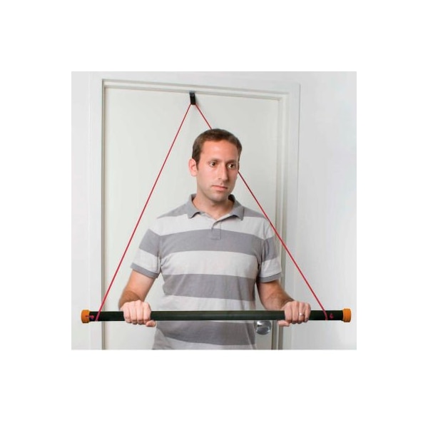 Fabrication Enterprises CanDo Tubing W/ Overdoor Pull-Down Bar, Red, Light, 1 Set 1154807 - main